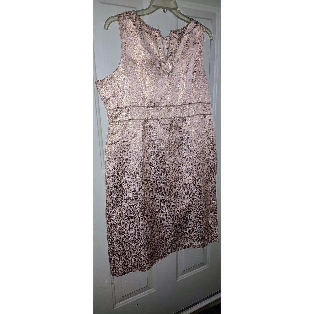 Couture Rose Gold Dress Size 18 New With Tags